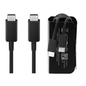   Samsung Type-C - Type-C gyorstöltő adatkábel, gyári, fekete, 5A, 1M, EP-DN970BBE (CSOMAGOLÁS NÉLKÜLI)