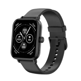   Colmi P81 okosóra szilikon szíjjal, 1,9" TFT kijelző, IP68 vízállóság, fekete