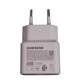   Samsung hálózati Type-C gyors töltőfej, gyári, fehér, 25W / 3A, EP-T2510NWEGEU (csomagolás nélküli)