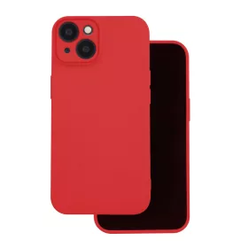   Samsung Galaxy A06 szilikon tok, hátlap tok, velúr belső, piros, matt, SM-065, Silicone Case