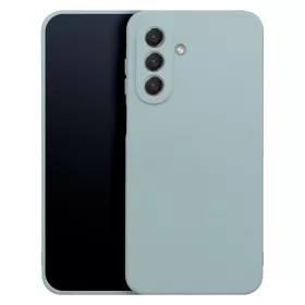   Samsung Galaxy A17 4G/5G / A26 szilikon tok, matt, velúr belső, ezüst, SM-A175, SM-A176, SM-A266, Silicone Case