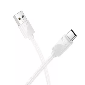 Type-C-gyorstolto-adatkabel-1M-3A-feher-Hoco-X114